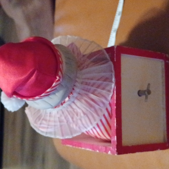 🏍vintage Red and White Jack-in-the-Box Toy - Picture 7 of 10